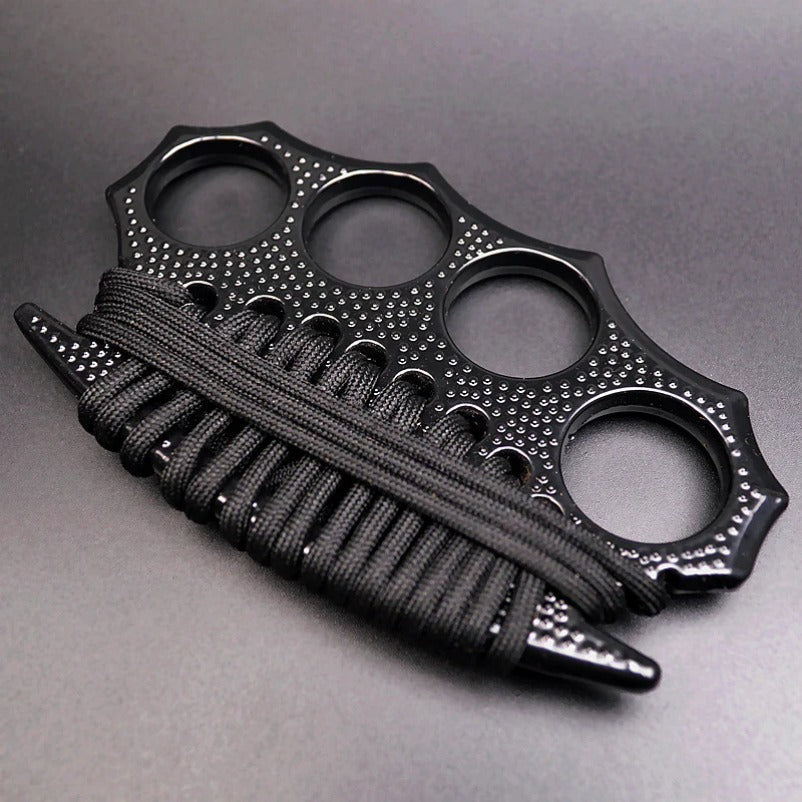 StreetGuard Four-Finger Brass Knuckles Duster and Window Breaker for Tactical Defense