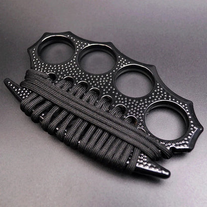 StreetGuard Four-Finger Brass Knuckles Duster and Window Breaker for Tactical Defense