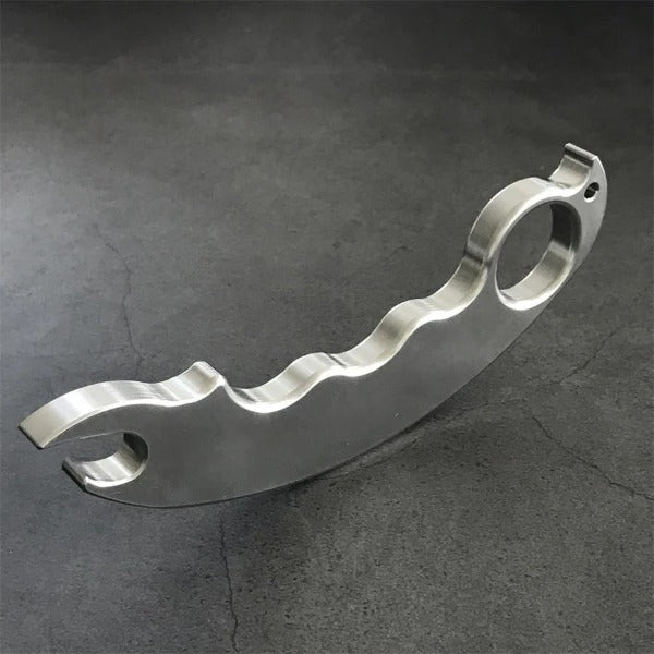 Solid Steel Multi-Tool for Self-Defense and Utility