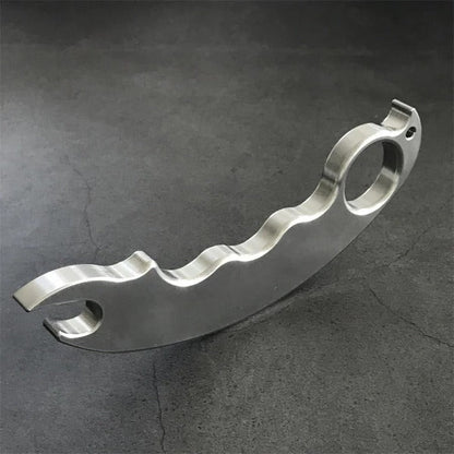 Solid Steel Multi-Tool for Self-Defense and Utility