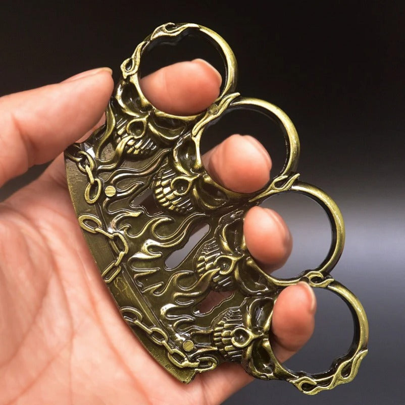 GhostFire Multi-Use Self-Defense Tool with Knuckle Duster and Tiger Fist Ring
