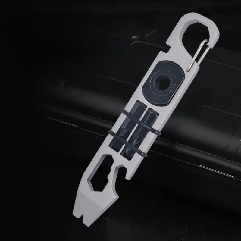 Compact Ratchet Survival Tool with Multi-Function Design