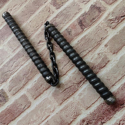 Non-Slip High-Speed Steel Threaded Tactical Defense Stick