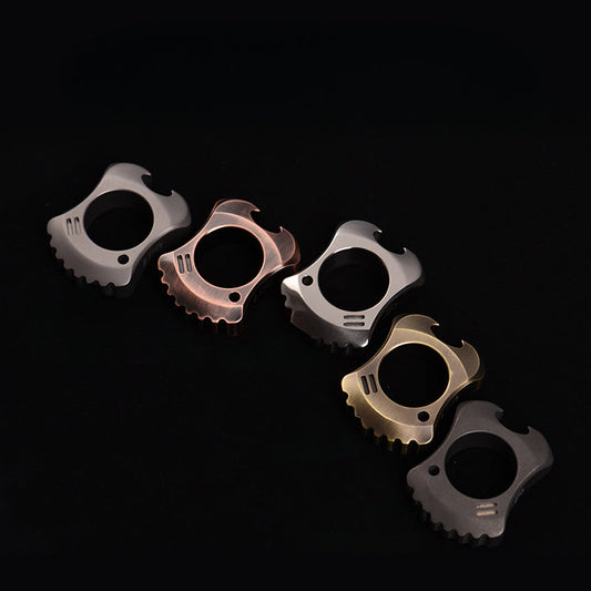 Titanium Purple Copper Knuckle Duster EDC