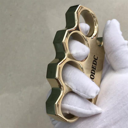 Mirror-Finished Classic Brass Fist Protector