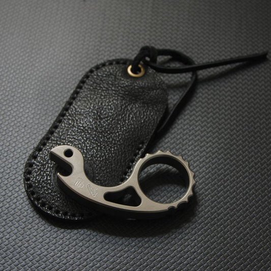 EDC Multi-Tool with Titanium Alloy Knuckle Duster Design