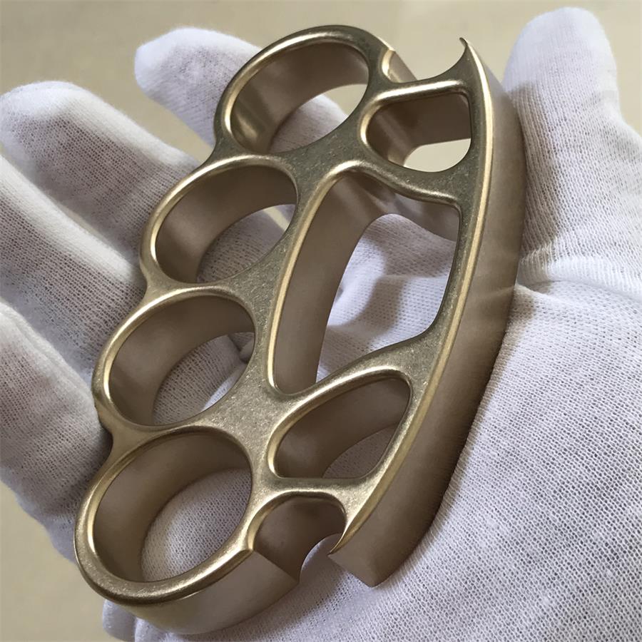 Stonewashed Brass Knuckle Duster Bottle Opener Tool