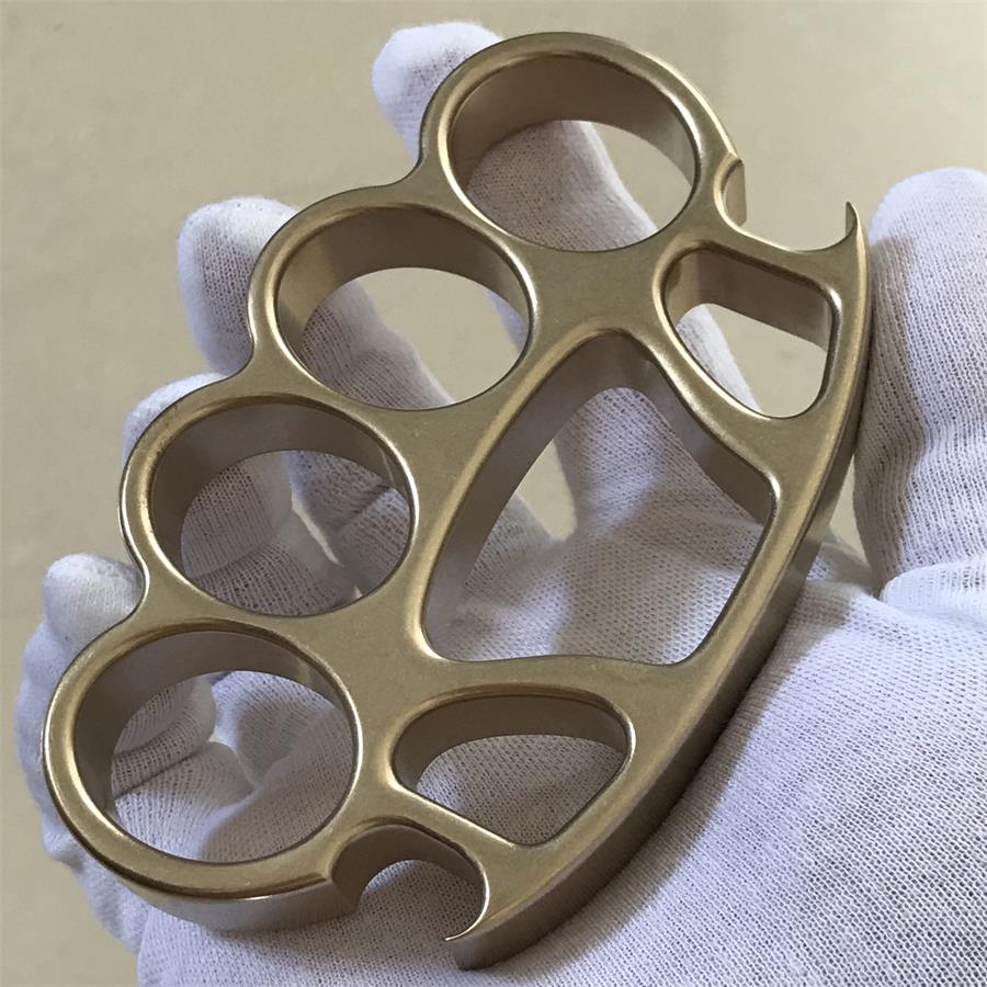 Stonewashed Brass Knuckle Duster Bottle Opener Tool