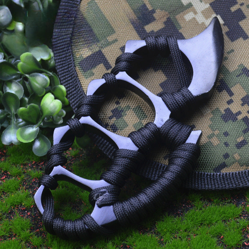 Compact Zinc Alloy Knuckle Duster with Bottle Opener and Strap for EDC