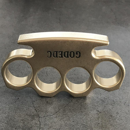 GODEDC KING OF GOD Stonewashed Brass Knuckle Duster Classic Edition