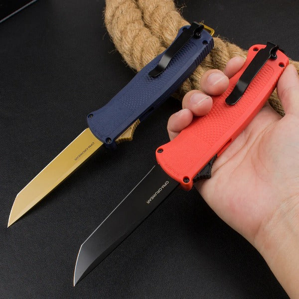 Carbon Fiber Nylon Tactical Knife for Pocket Carry Outdoor Hunting Adventures