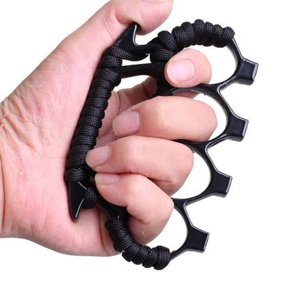 Brass Knuckle Duster with Four Finger Defense for Personal Safety