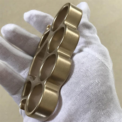 Stonewashed Brass Knuckle Duster Bottle Opener Tool