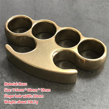 Timeless Style Stonewashed Brass Knuckle Duster
