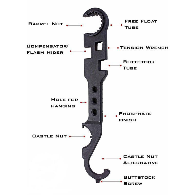 CampWrench Outdoor Multi-Use Combination Wrench