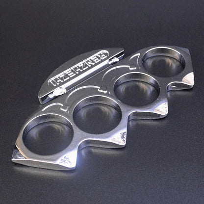 NinjaGuard Personal Defense and Fitness Tool with Brass Knuckles Duster