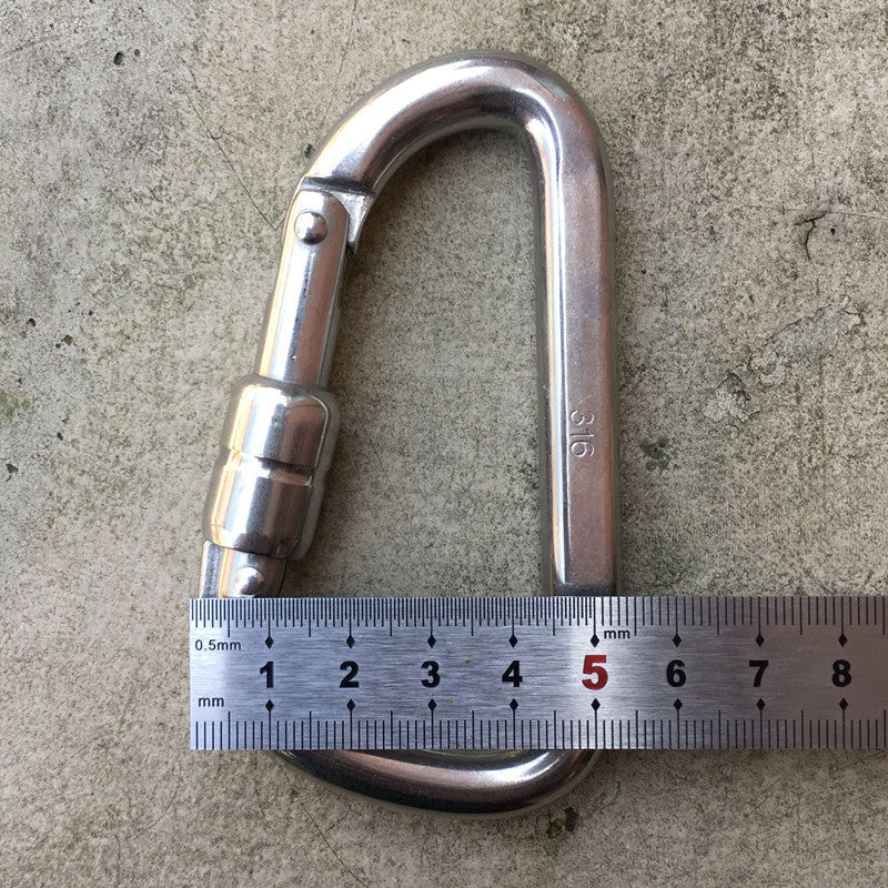 Titan GripLock D-Rig Clip for Secure Climbing and Hauling Tasks