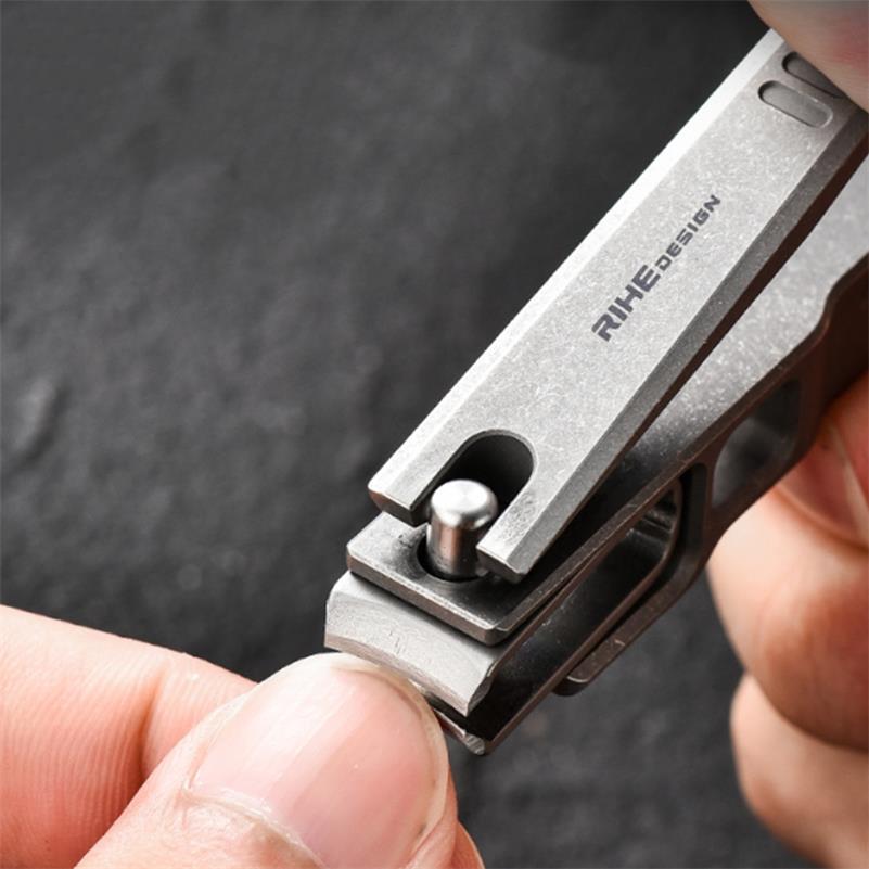 Multi-Function Titanium Alloy Nail Clippers with Bottle Opener
