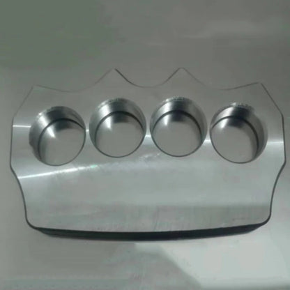 Solid Pure Steel Knuckle Duster for Tactical Self-Defense