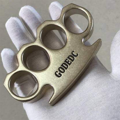 GODEDC KING OF GOD Stonewashed Brass Knuckle Duster Classic Edition