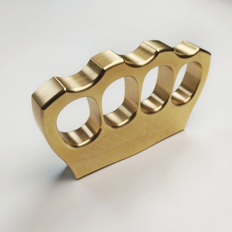 Pure Brass Knuckle Duster Self-Defense Equipment for Maximum Security