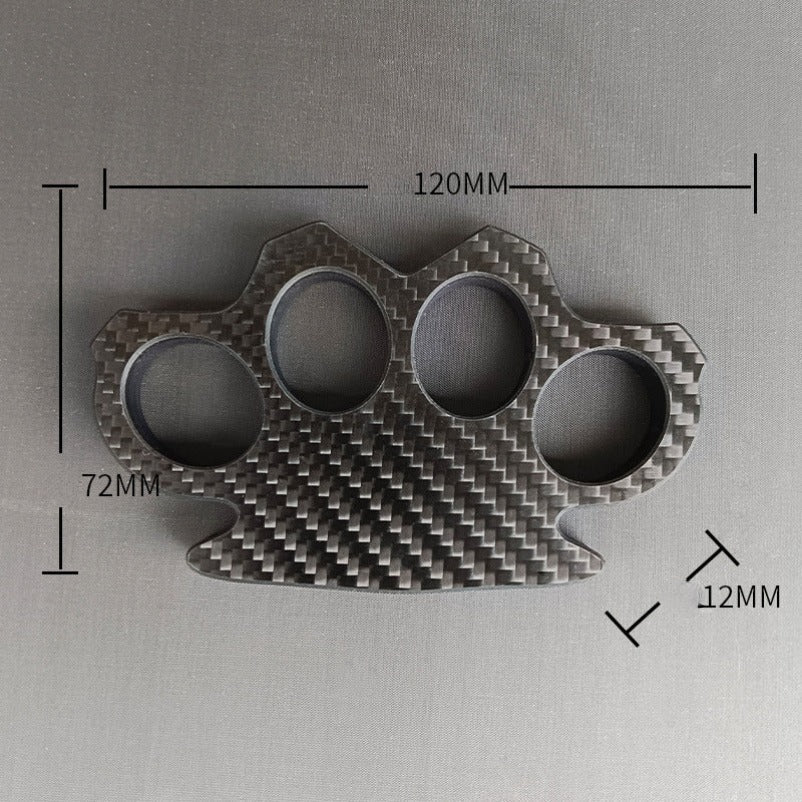 Carbon Fiber Knuckle Duster Security Tool in Various Designs
