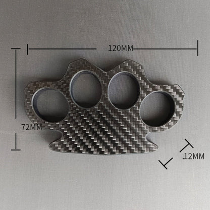 Carbon Fiber Knuckle Duster Security Tool in Various Designs