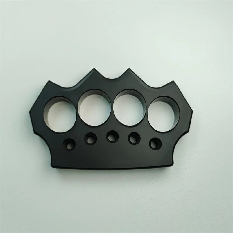 Assault-Ready Transparent Knuckle Duster for Personal Safety
