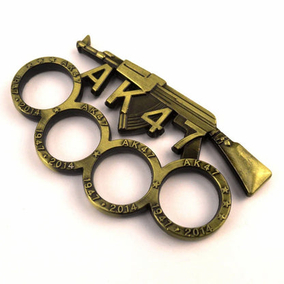 LifeGuard Brass Knuckle Duster with Four-Finger Tactical Protection