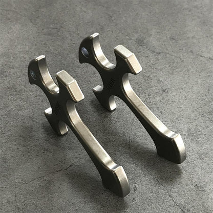 GODEDC Titanium Tactical Cross Knuckle Necklace Stylish Defense Gear