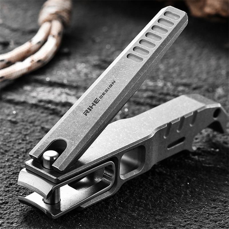 Multi-Function Titanium Alloy Nail Clippers with Bottle Opener