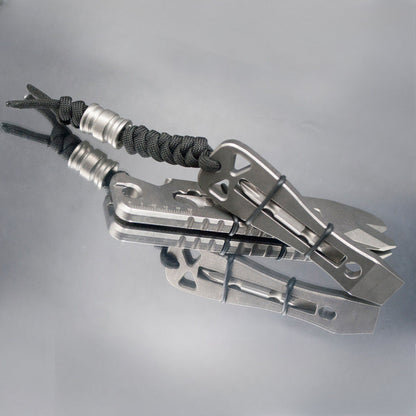 TC21 Titanium Tactical Pry Bar Durable Survival Multi-Tool for EDC