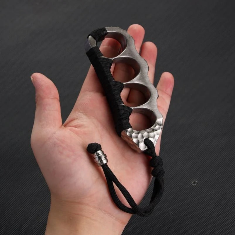 Portable Pea Knuckle Duster Made from TC4 Titanium for EDC