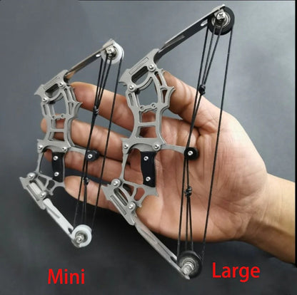 Pocket-Sized Compound Bow Mini Bow and Arrow Set for Archery Practice