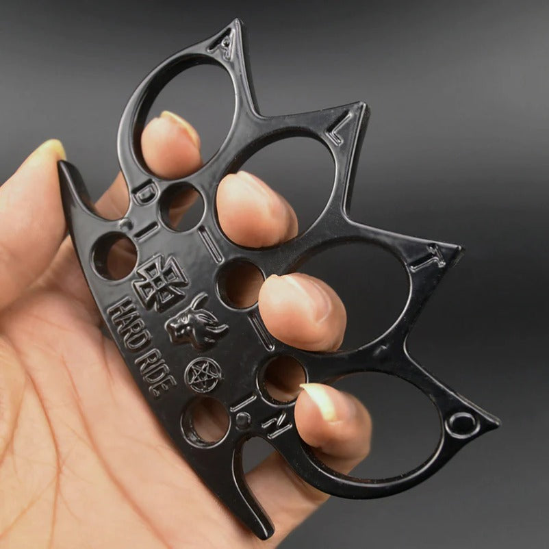 Brass Knuckle Duster by FitDefend for Emergency Window Breaking