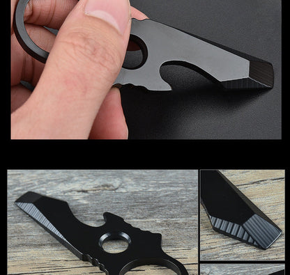 EDC Pocket Multi-Tool featuring Stainless Steel O-Plier and Knuckle Duster