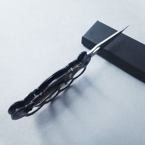 3D Printed Folding Knife and Knuckle Duster Outdoor Survival Tool