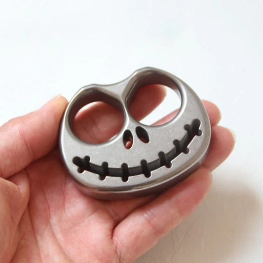 Pumpkin Style TC4 Titanium Knuckle Duster Self-Defense