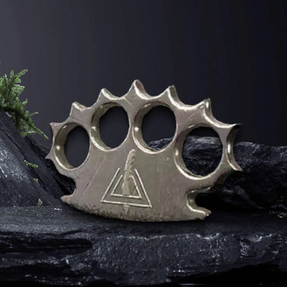 Portable Self-Defense Knuckle Duster for EDC Emergencies