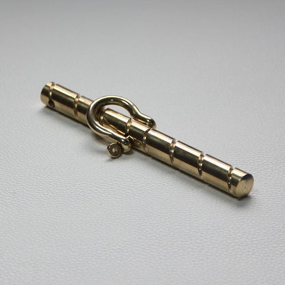 Brass Self-defense Stick with Horseshoe Lock for Practical Everyday Carry