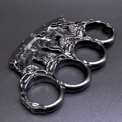 GhostFire Multi-Use Self-Defense Tool with Knuckle Duster and Tiger Fist Ring