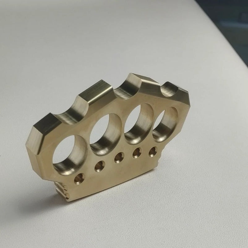Emergency Self-Defense Brass Knuckle Duster for Personal Security