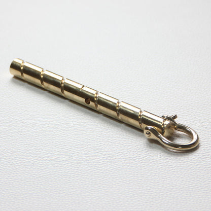 Brass Self-defense Stick with Horseshoe Lock for Practical Everyday Carry
