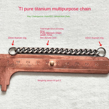 Ti Steel Pick Tactical Chain Defender for Protection