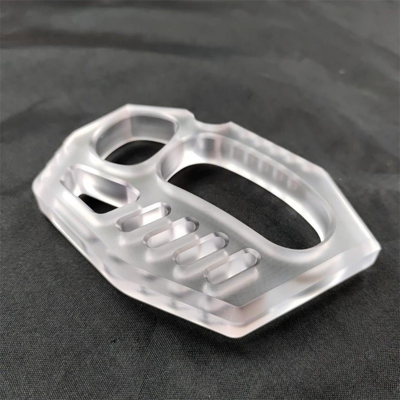 Non-Metallic Knuckle Duster Compact Tool for Window Breaking and Self-Defense