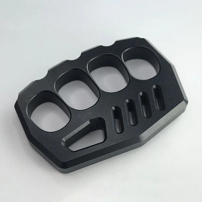 Solid Aluminum Knuckle Duster with Enlarged Finger Openings