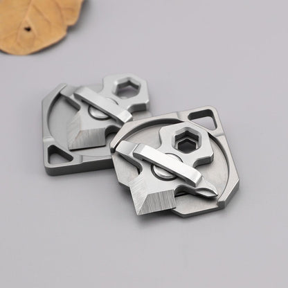 Mini Titanium Alloy Keychain Knife Multi Tool