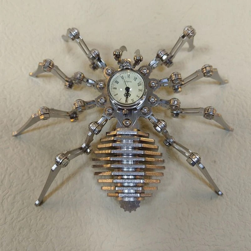 Stainless Steel Time Spider Puzzle for Unique Decor