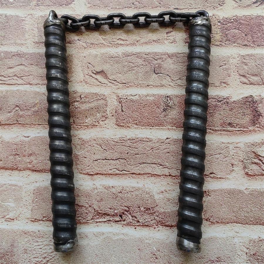 Non-Slip High-Speed Steel Threaded Tactical Defense Stick