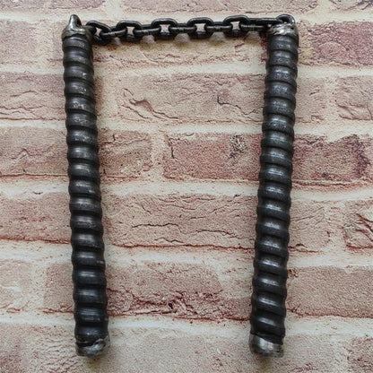Non-Slip High-Speed Steel Threaded Tactical Defense Stick